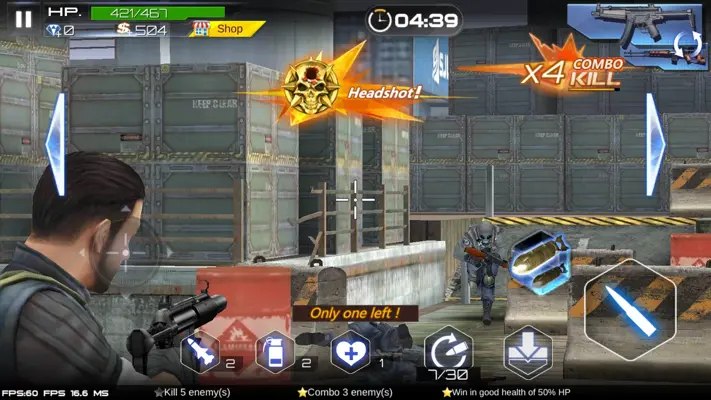 Blazing Sniper android App screenshot 2