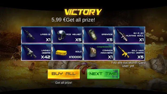 Blazing Sniper android App screenshot 4